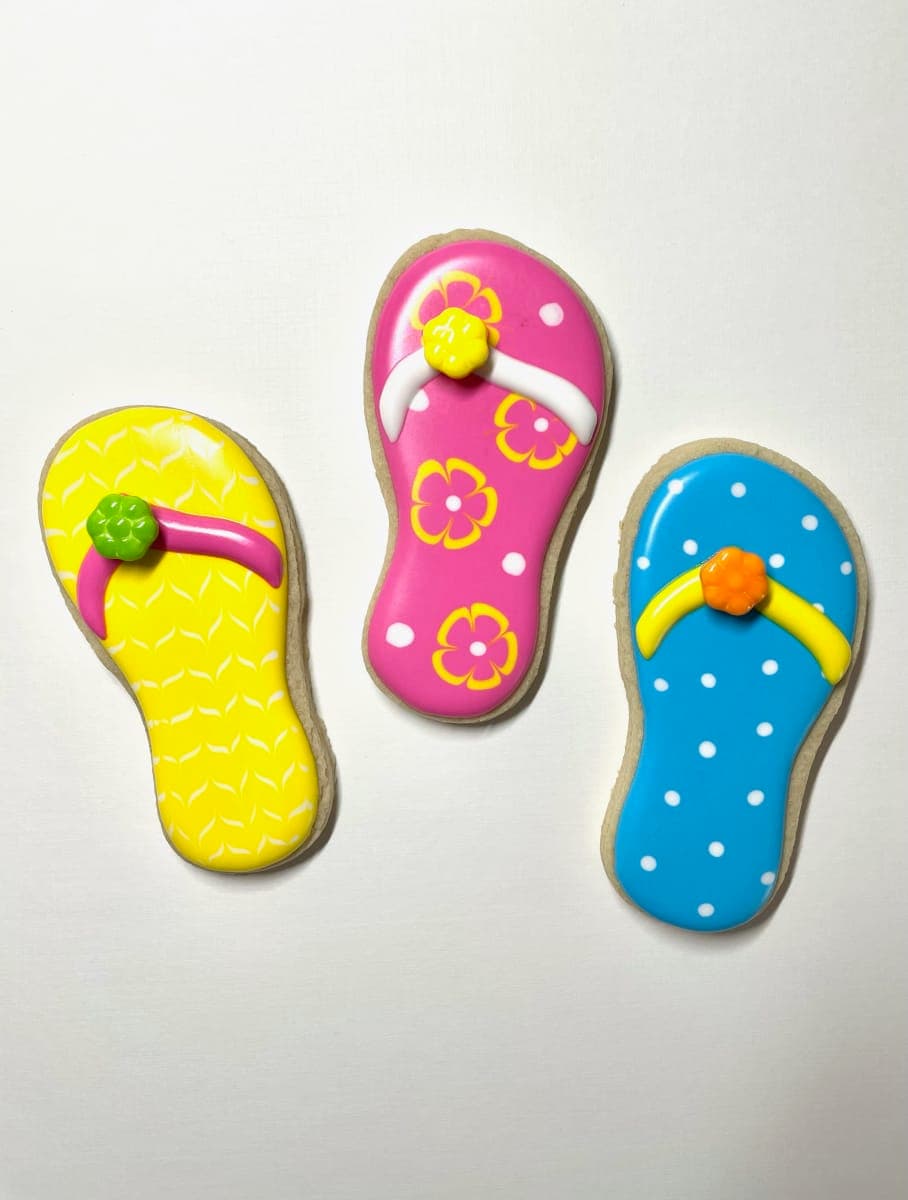 Sugar Cookie Workshop - Summer Flip Flops!