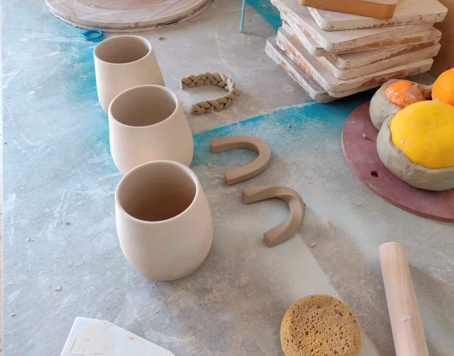 Intermediate Wheel Throwing — Trimming & Glazing